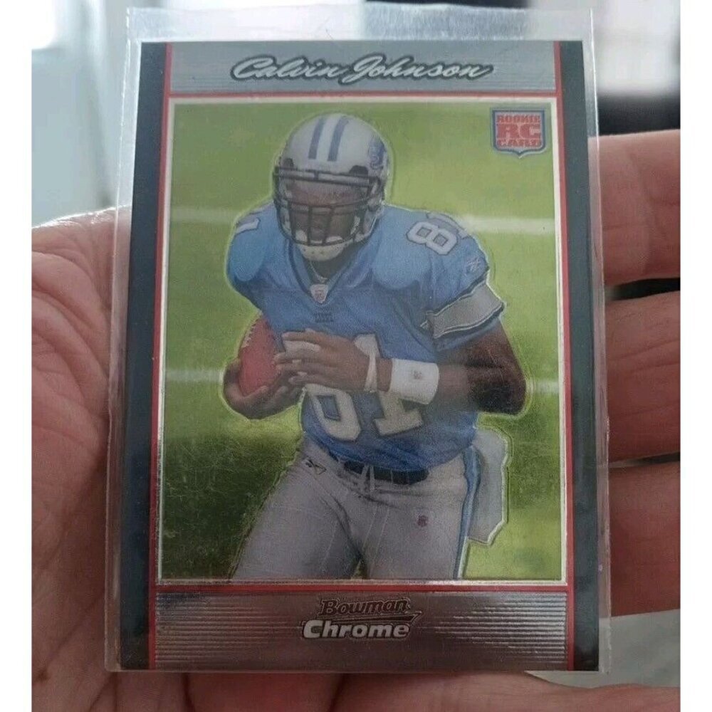 Calvin Johnson 2007 Bowman Chrome #BC75 Rookie RC Detroit Lions
